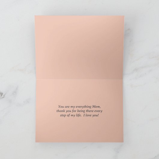 Bloemenpatroon Moederdag Kaart (Binnen)