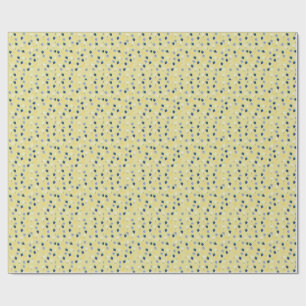 Bloemenpatroon van wilde bloemen en braamstruiken cadeaupapier