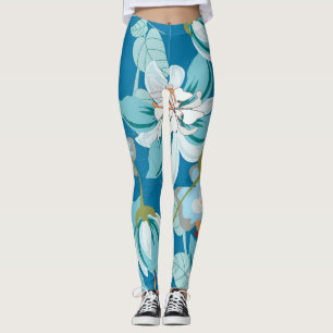 Bloemenpatroon, veelzijdig bloemontwerp. leggings