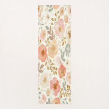 Bloemenpatroon Yoga Mat