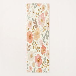 Bloemenpatroon Yoga Mat