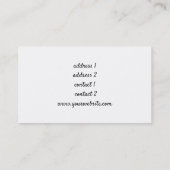 bloemenpianoleraar visitekaartje (Achterkant)