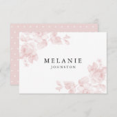 bloemenplaatskaart kaart (Voorkant / Achterkant)