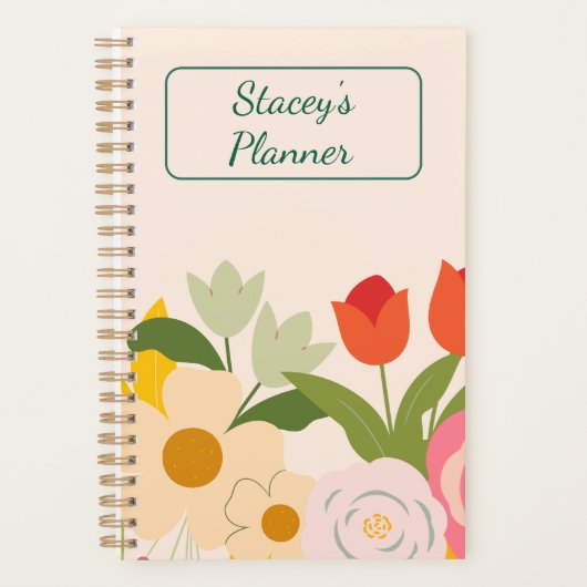 Bloemenplanner - gepersonaliseerd planner (Voorkant)
