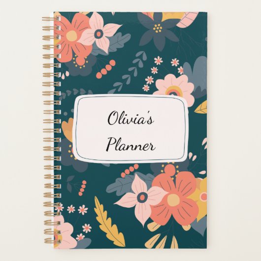 Bloemenplanner - gepersonaliseerd planner (Voorkant)