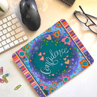 Bloemenplezier Vertrouwen Streep Inspirivity Muis Muismat