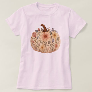 Bloemenpompoen T-shirt