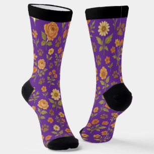  Bloemenpoot Print Sokken – Pet Lover Gift