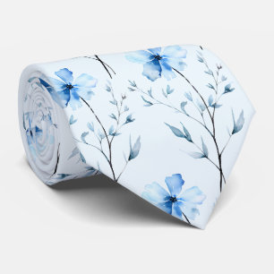 Bloemenprint Boho Halsstrik voor Kantoor Stropdas