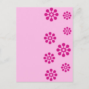 Bloemenprint Briefkaart