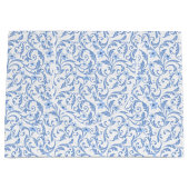 Bloemenprint geschenkzak groot cadeauzakje (Voorkant)