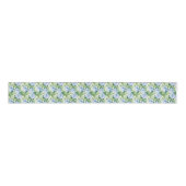 Bloemenprint Grosgrain lint (Voorkant)