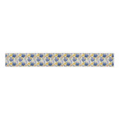 Bloemenprint Grosgrain lint (Voorkant)