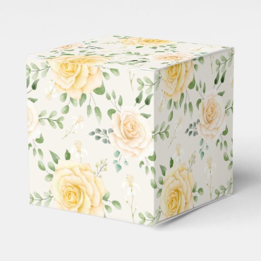 Bloemenprint Party Favor Box Bedankdoosjes (Voorkant Zijde)