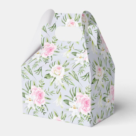 Bloemenprint Party Favor Box Bedankdoosjes (Voorkant Zijde)