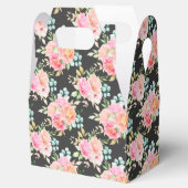 Bloemenprint Party Favor Box Bedankdoosjes (Geopend)