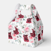 Bloemenprint Party Favor Box Bedankdoosjes (Achterkant)