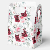 Bloemenprint Party Favor Box Bedankdoosjes (Geopend)