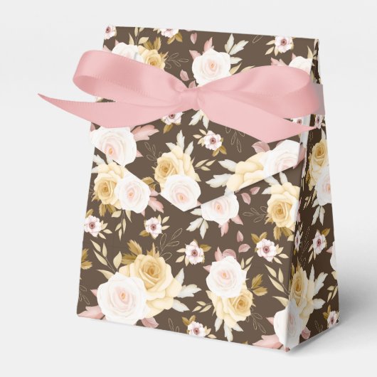 Bloemenprint Party Favor Box Bedankdoosjes (Voorkant Zijde)