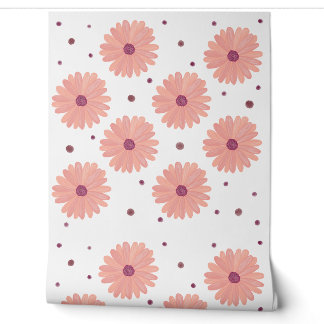 Bloemenprint voor baby's en Kinderen Behang