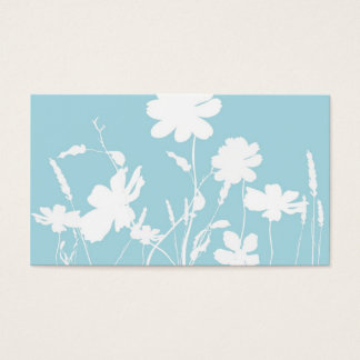Bloemenprofielkaart Visitekaartjes