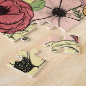 Bloemenpuzzel legpuzzel (Zijkant)