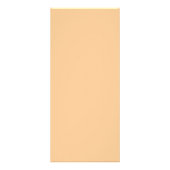 Bloemenrand met perzik bloemen bruiloft kaart (Achterkant)