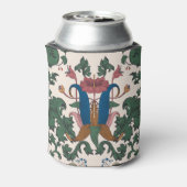 bloemenrenaissance behang. blikjeskoeler (Blikje Achterkant)