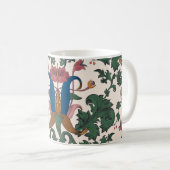  bloemenrenaissance behang. koffiemok (Voorkant rechts)