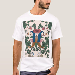 bloemenrenaissance behang. t-shirt