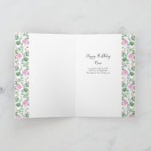 Bloemenrijke Rozen Blooming Kaart (Binnen)