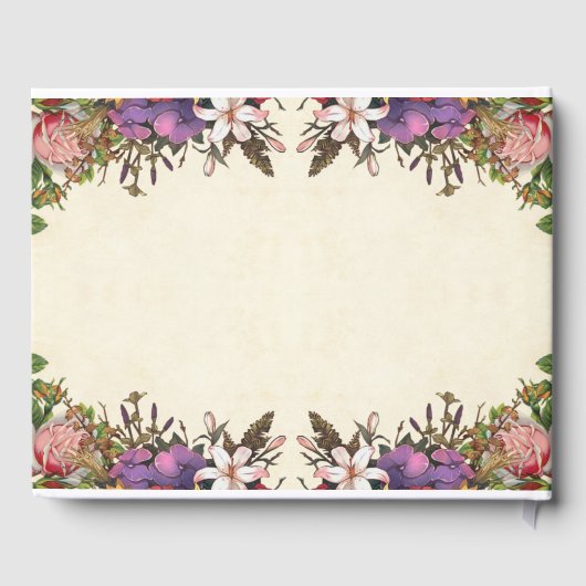 Bloemenringen Gastenboek (Achterkant)