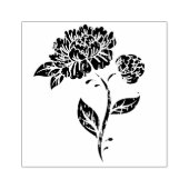  bloemenrubber kunststempel 	rubberstempel (Afrduk)
