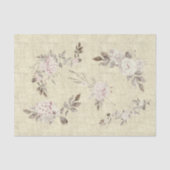 bloemenrustiek tissuepapier (Voorkant)
