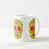 Bloemenschedel 8 koffiemok (Voorkant rechts)