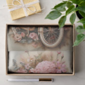 Bloemenschedel Waterverf Decoupage Tissuepapier (Geschenk)