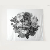 Bloemenschedelwand Hanging Wandkleed (Voorkant (horizontaal))