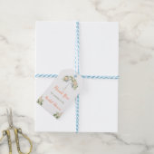 Bloemenscherm Bruidsdouche Cadeaulabel (Met Touw)