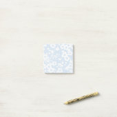 Bloemenscherm - Poederblauw Post-it® Notes (Op bureau)
