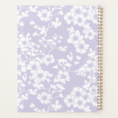 Bloemenscherm - Stof Lavendel Planner (Achterkant)