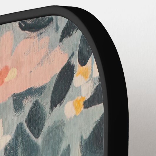 Bloemenschilderij Gepersonaliseerd Modern Pickleball Paddle (Links Detail)