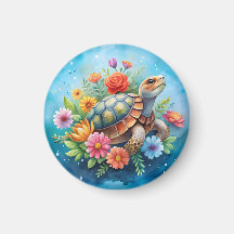Bloemenschildpad