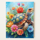Bloemenschildpad Planner (Achterkant)