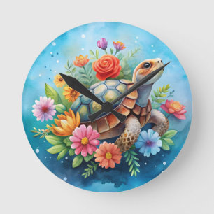 Bloemenschildpad Ronde Klok