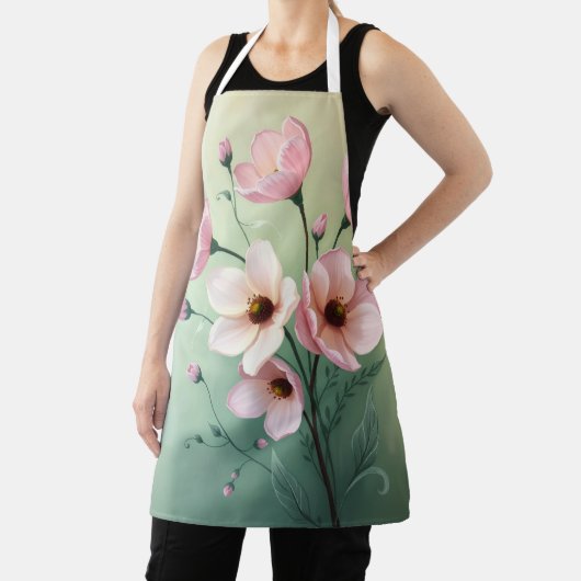 Bloemenschort voor de keuken schort (Insitu)