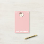 Bloemenschrik — Geest met een Boeket Post-it® Notes (Op bureau)