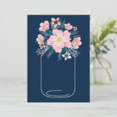 Bloemensieraden pot sjabloon kaart (Staand voorkant)