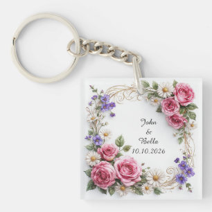 Bloemensierkrans Sleutelhanger