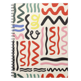 Bloemensjaal: vierkant Paisley Ornament Notitieboek