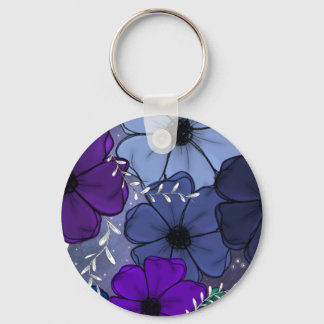 Bloemensleutelhanger Sleutelhanger
